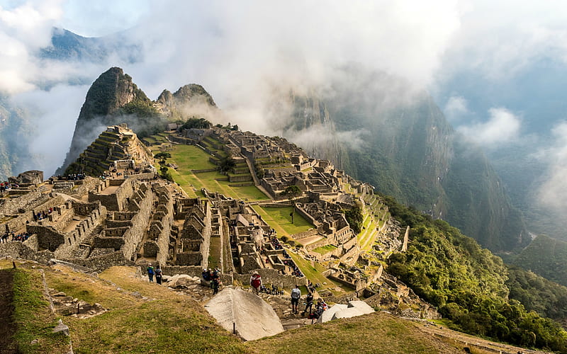 Machu Picchu, Peru, architecture, ancient, peru, mountains, HD wallpaper