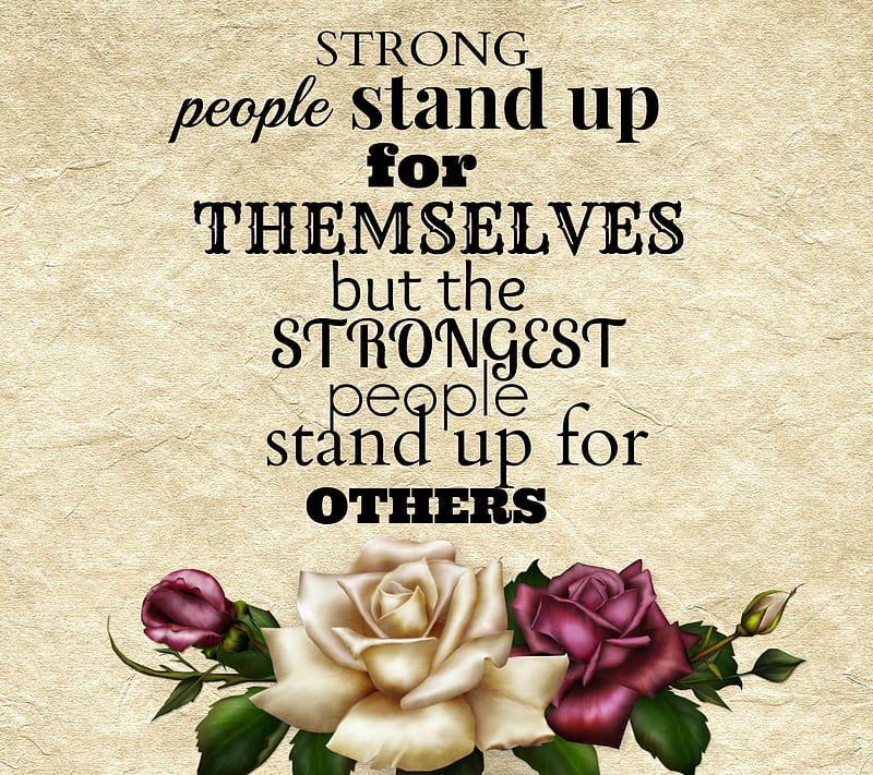 Strong People, text quote, wisdom words, HD wallpaper