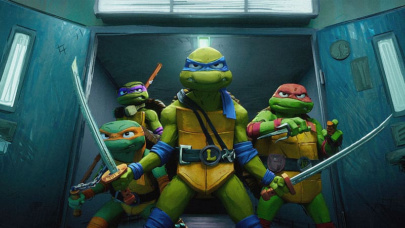 Teenage Mutant Ninja Turtles Mutant Mayhem 2023, teenage-mutant-ninja-turtles-mutant-mayhem, teenage-mutant-ninja-turtles, animated-movies, 2023-movies, movies, HD wallpaper