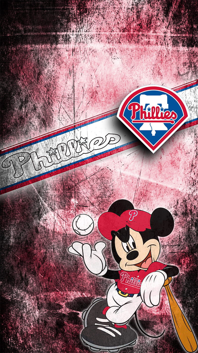 Phillies galaxy, baseball, mickey, mlb, HD phone wallpaper