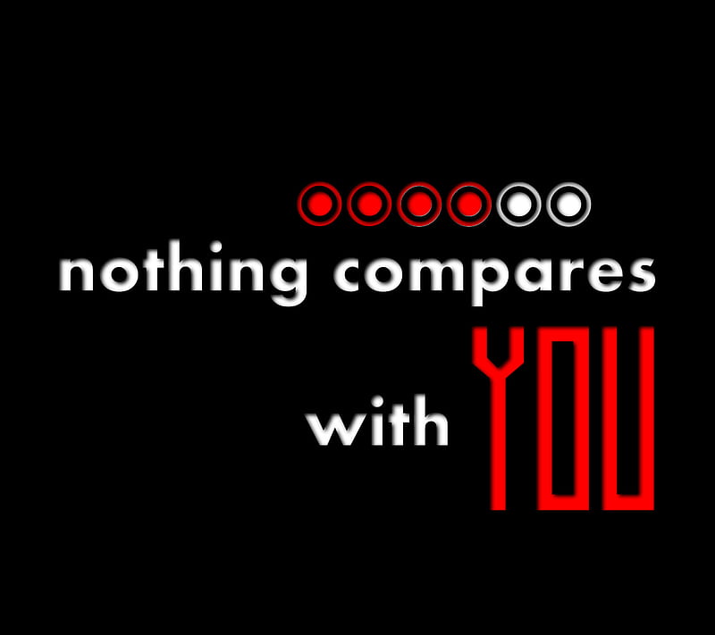 Nothing Compares, love, sayings, HD wallpaper