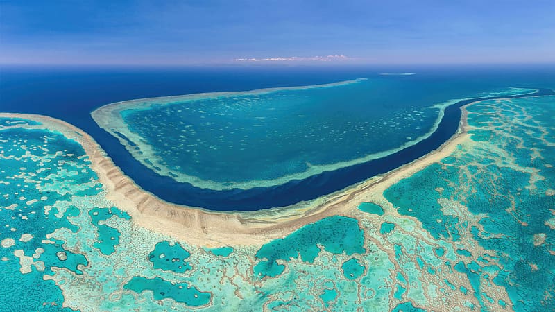 Great Barrier Reef Australia , australia, nature, world, HD wallpaper