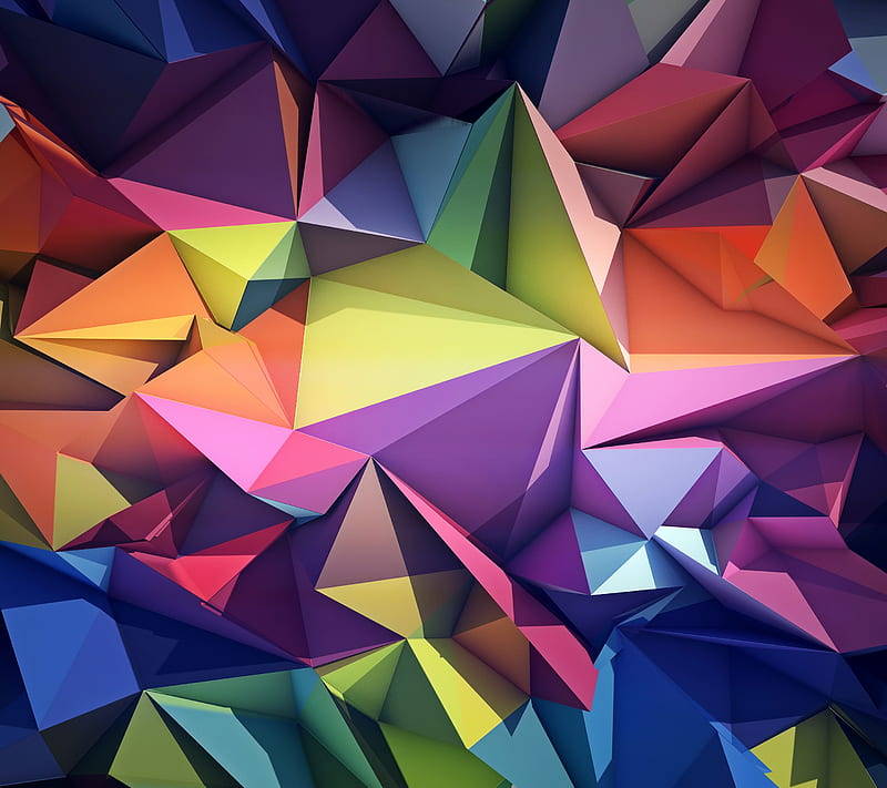 different geometric, abstract, drawn, HD wallpaper