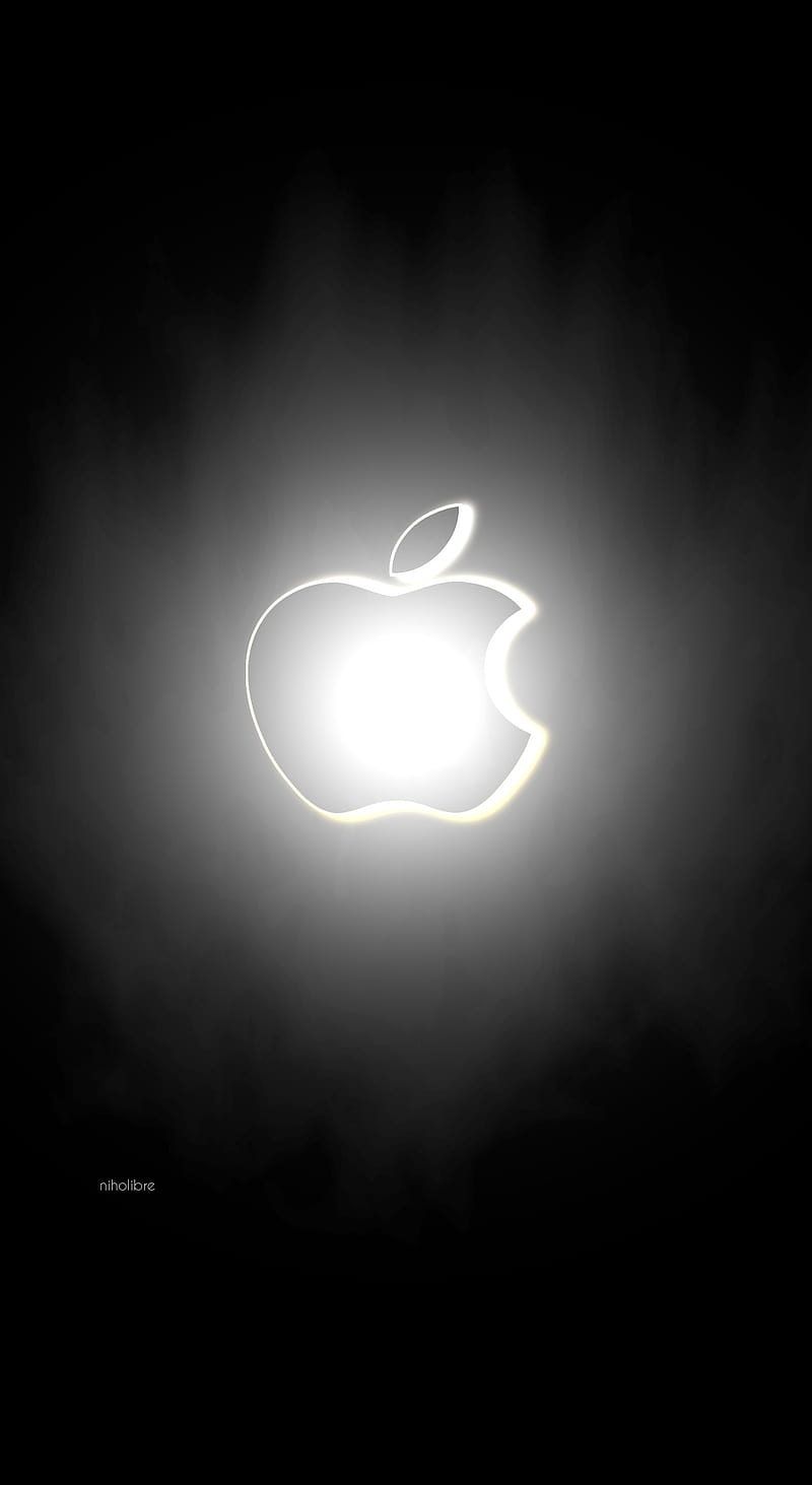 Apple wall 2018, computer, efsane, ipad, iphone, itunes, mac, smartphone, HD phone wallpaper