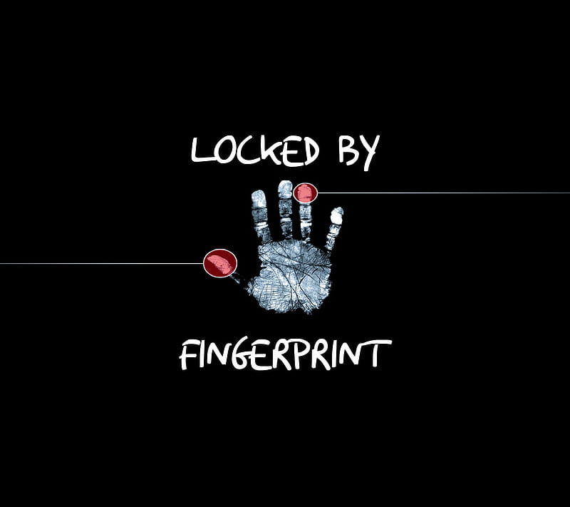 Fingerprint Lock, darkxperia, fingerprint, lock, z5, HD wallpaper