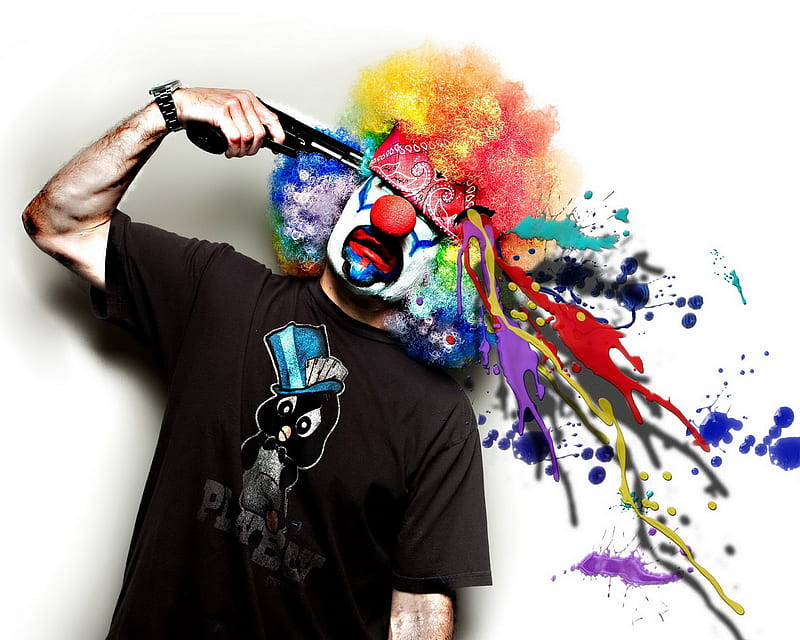 Clown, comedy, HD wallpaper