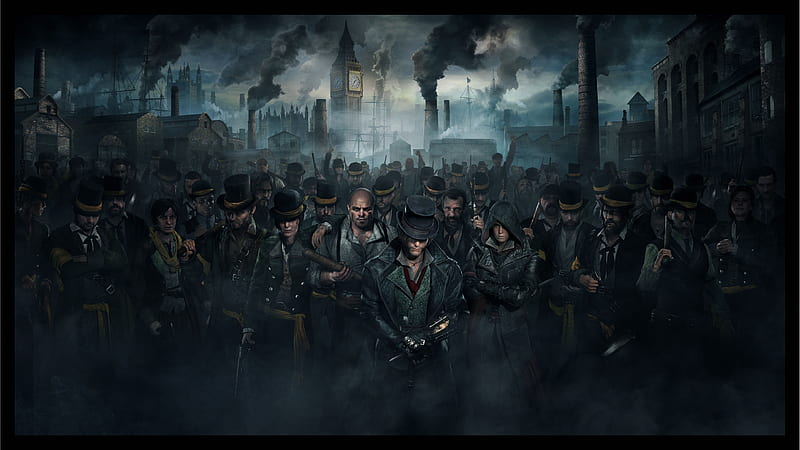 Assassins Syndicate, assassin, creed, london, rooks, syndicate, HD wallpaper