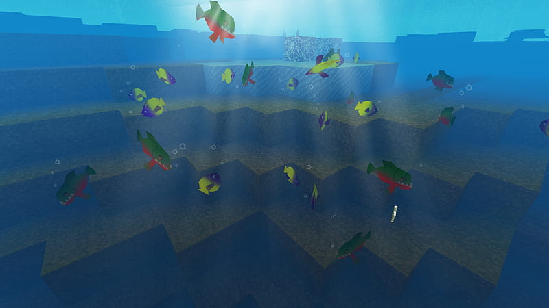Beauty of Underwater World in RealmCraft Minecraft StyleGame, gaming, playgames, mobile games, pixel games, realmcraft, sandbox, minecraft, games action, game, minecrafters, pixel art, open world game, art, 3d building games, fun, pixel, adventure, building, 3d, mobile, minecraft, HD wallpaper