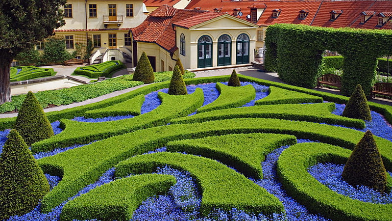 Czech Republic Prague Botanical Garden Garden, HD wallpaper