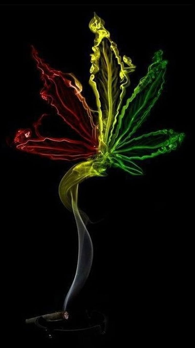 Smoke w**d, anja, cannabis, psycodelic, rasta, smoke, HD phone wallpaper |  Peakpx