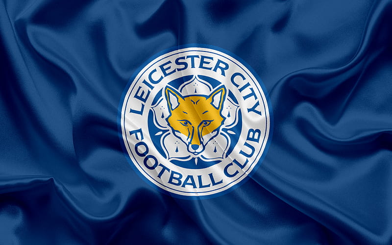 Leicester City, Football Club, Premier League, football, Leicester, UK, England, flag, emblem, Leicester City logo, English football club, HD wallpaper