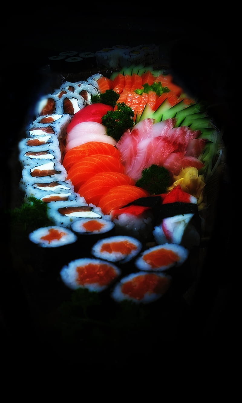 Sushi love, sashimi, HD phone wallpaper