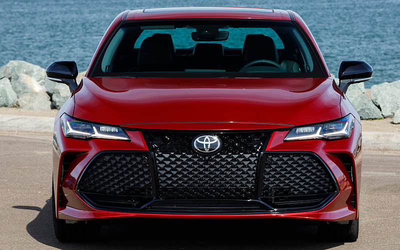 Toyota Avalon, 2019, Touring, front view, new red Avalon, exterior, Japanese cars, Toyota, HD wallpaper