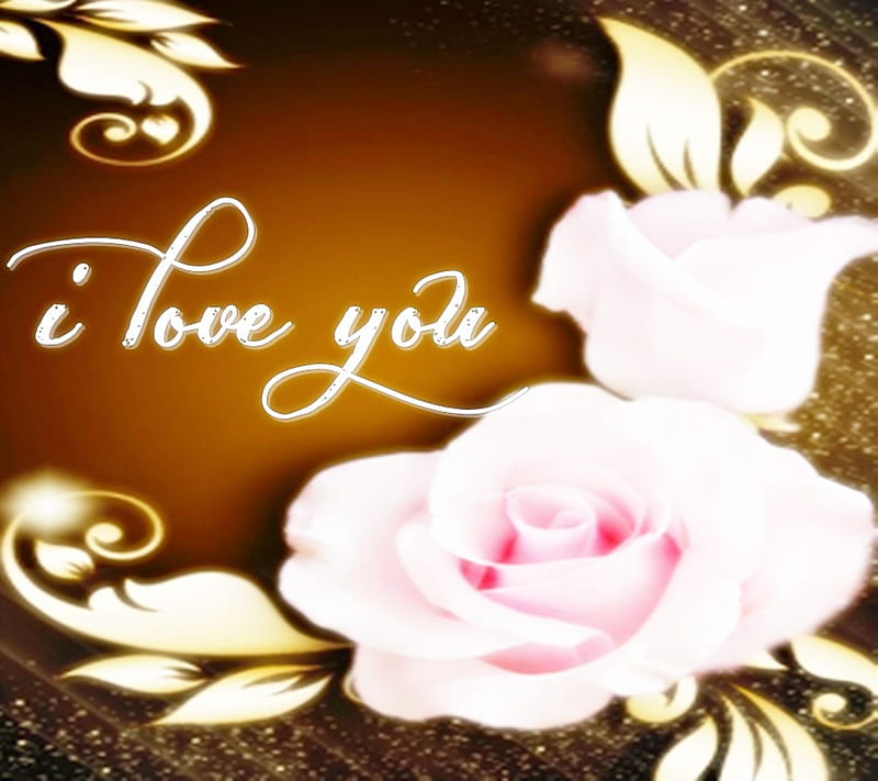I Love You, bonito, flower, heart, new, nice, romance, rose, symbol, HD wallpaper