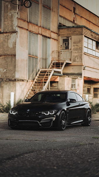 BMW M4, black, car, coupe, f82, m power, tuning, vehicle, HD phone wallpaper