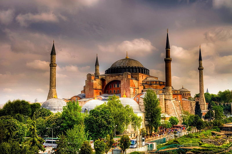 Hogia Sophia, sophia, turkey, hogia, stambul, basilica, HD wallpaper