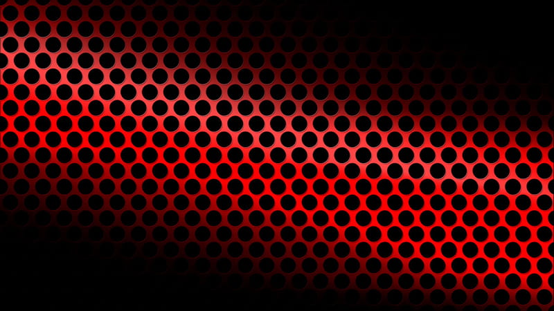 Red And Black Circles Red Aesthetic, HD wallpaper
