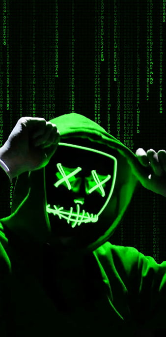 Hacker With Matrix anonymous, coding, computers, hacker, hacker , hacking, hacking , matrix, tech, HD phone wallpaper