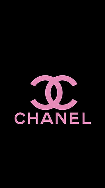 pink chanel logo background