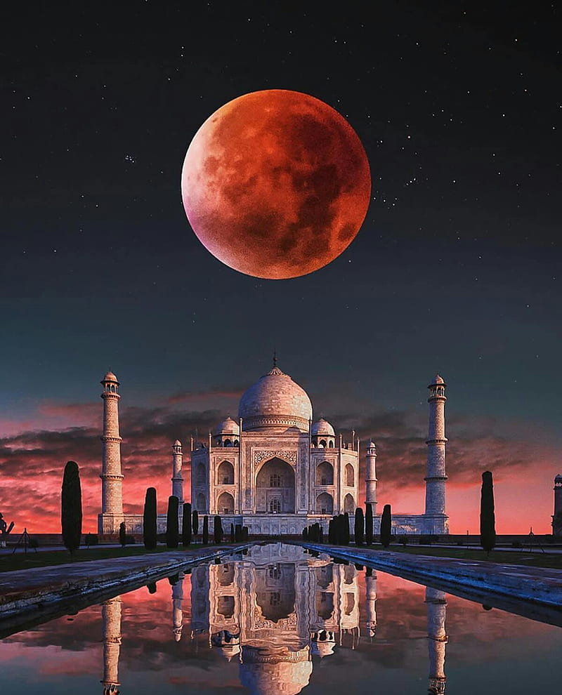 Taj Mahal Wallpaper 4K World 7948