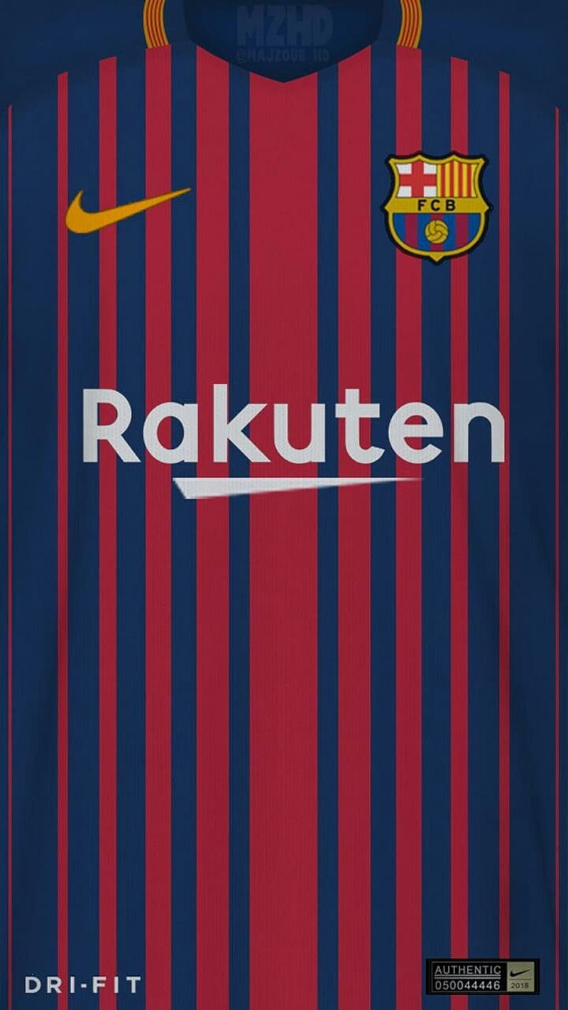 Barcelona Kit, football, teams, barca, nike, rakuten, club, HD phone wallpaper