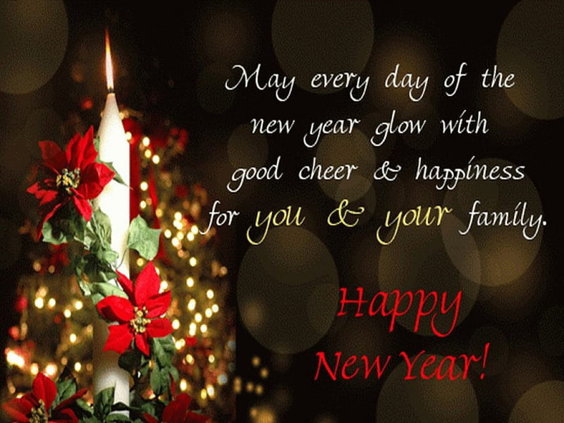 May every day, candle, New year, wishes, 2014, HD wallpaper