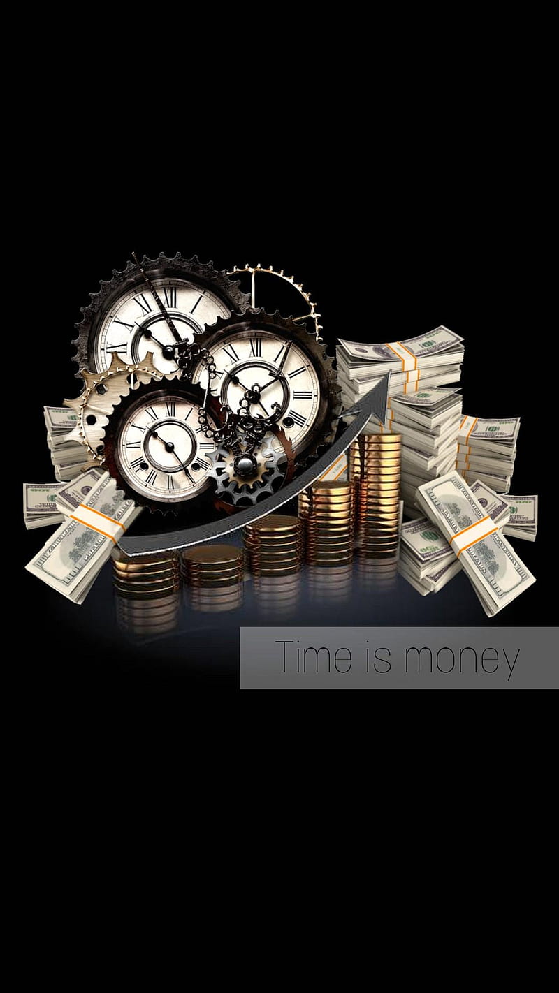 Time Is Money, money, icio, HD phone wallpaper