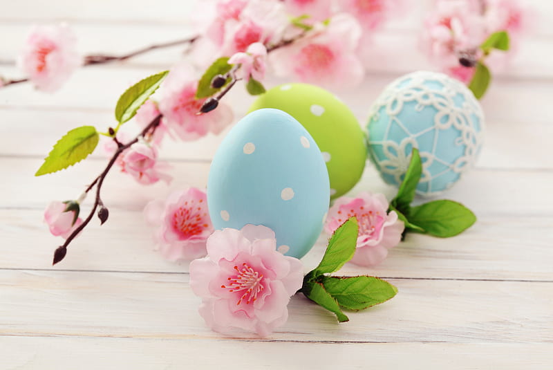 Easter Eggs, pretty, colorful, lovely, colors, bonito, easter, sweet, flowers, beauty, nature, happy easter, wooden, HD wallpaper