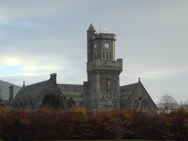 Fort Augustus Abbey, Loch Ness, fort augustus, highlands, loch ness, great glen, scotland, abbey, caledonian canal, HD wallpaper