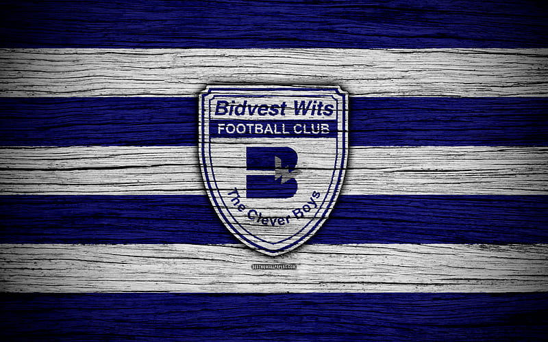 FC Bidvest Wits wooden texture, South African Premier League, soccer, Bidvest Wits, South Africa, football, Bidvest Wits FC, HD wallpaper