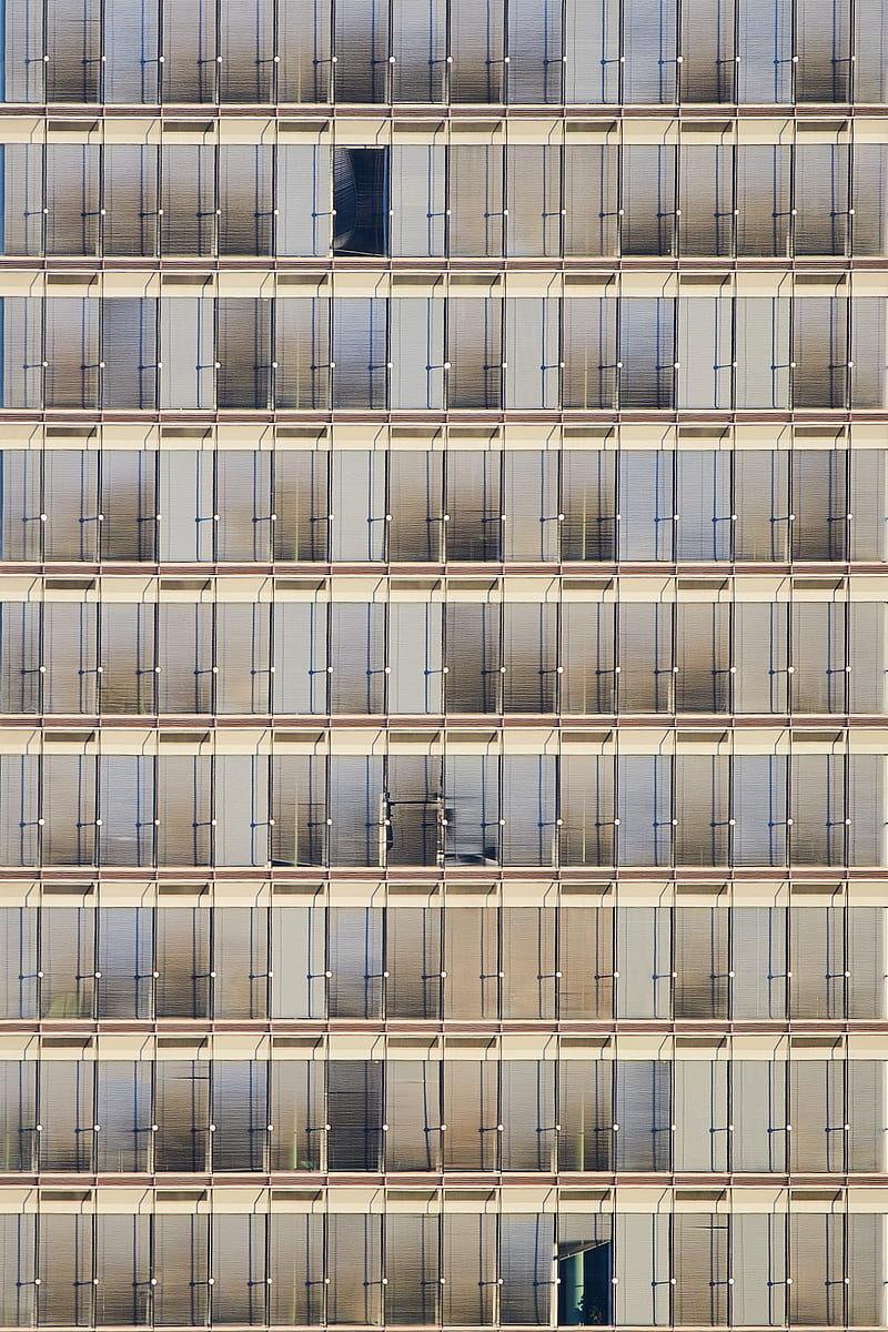 windows, facade, blinds, building, HD phone wallpaper