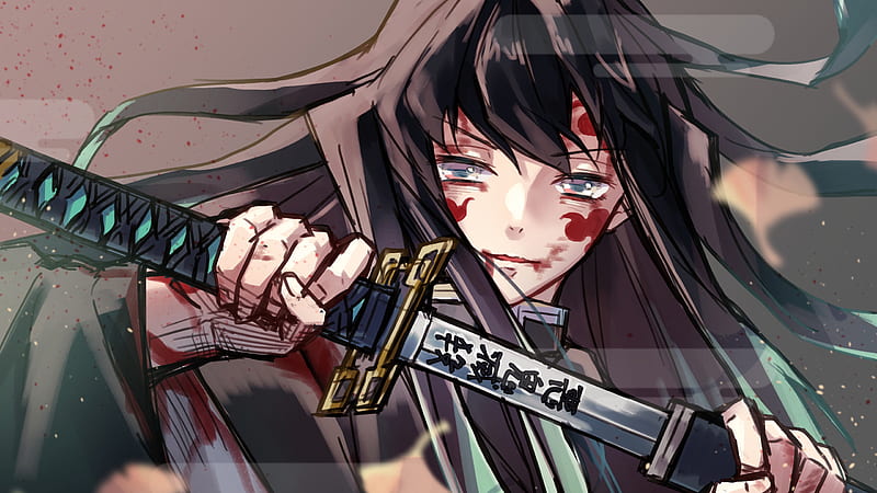 demon slayer woman warrior kimetsu no yaiba anime-, HD wallpaper