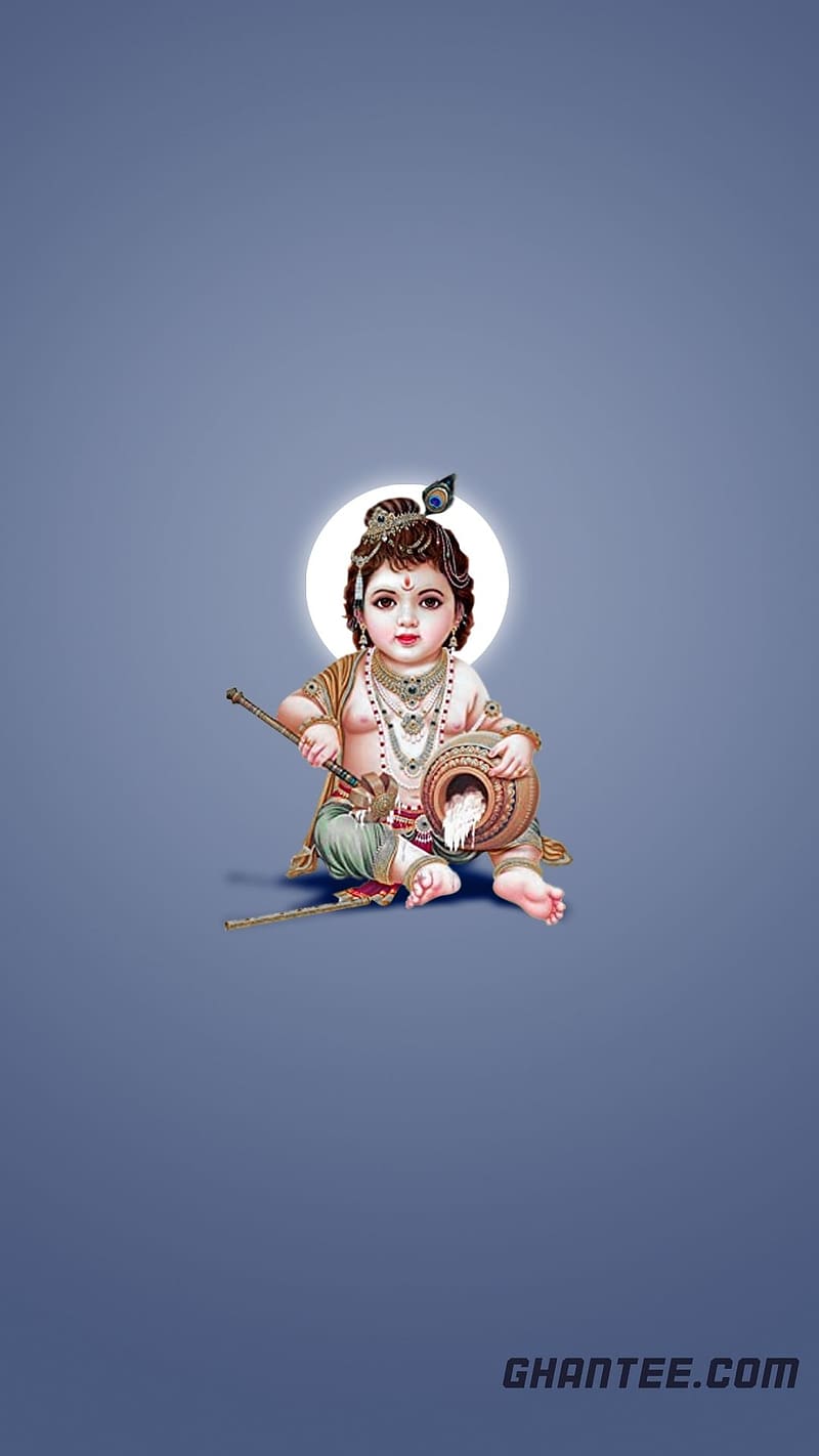 Lord Krishna, Grey Background, kanha, lord, god, hare krishna, HD phone  wallpaper | Peakpx