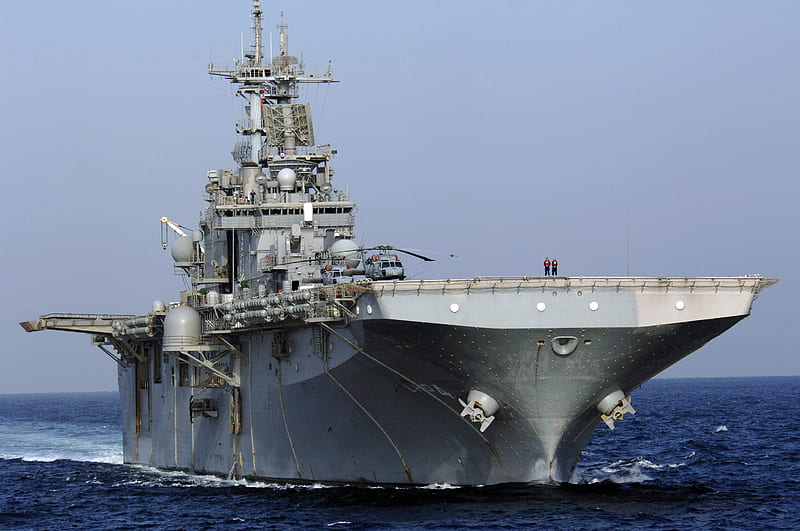 USS Boxer (L-4), guerra, boxer, ship, amphibious, assault, navy, HD wallpaper