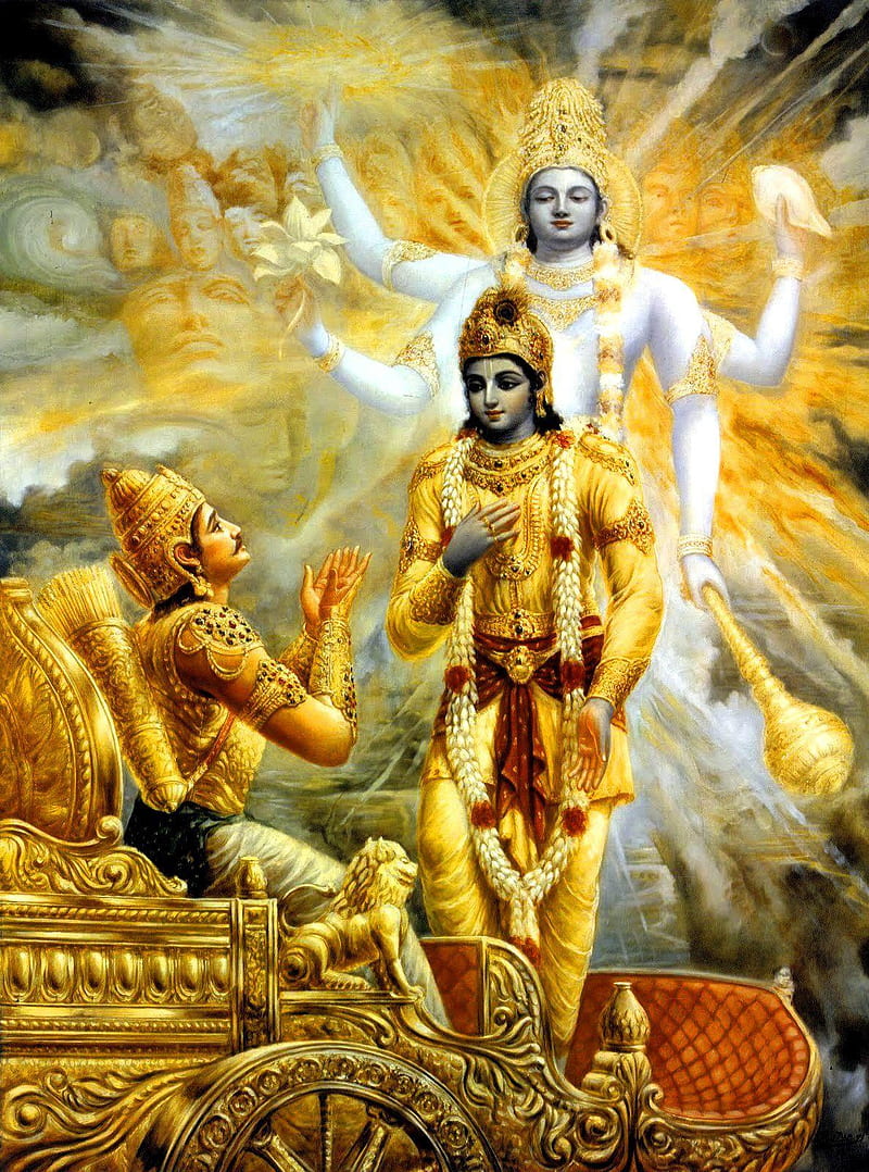 Krishna, arjun, god, govind, kanha, lord, lord krishna, mahabharat, shree  krishna, HD phone wallpaper | Peakpx