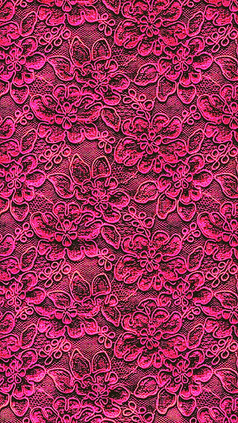 Pink Floral Lace, floral, flowers, gothic, lace, pattern, pink, romance,  romantic, HD phone wallpaper | Peakpx