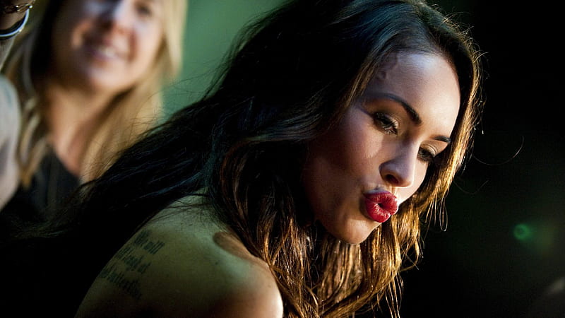 Megan Fox Tattoo, megan-fox, celebrities, tattoo, girls, girl, HD wallpaper
