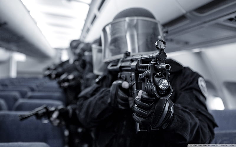 swat team-military-related items, HD wallpaper