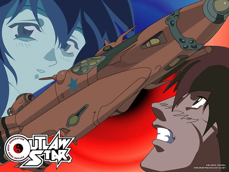 outlaw star, melfina, outlaw, ship, star, HD wallpaper