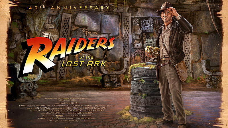 Movie, Raiders of the Lost Ark, Indiana Jones, Harrison Ford, HD wallpaper