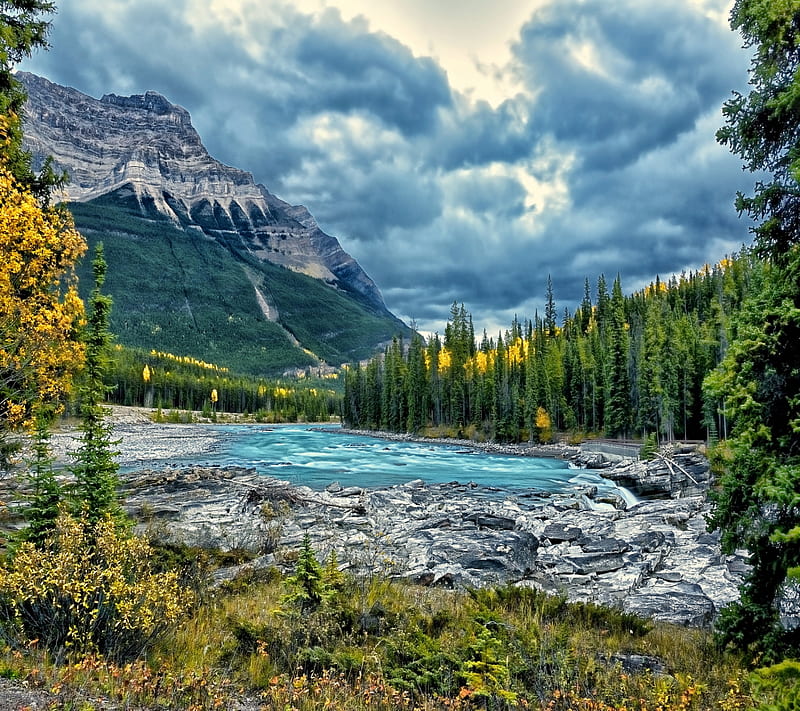 Mountain Lake lake, landscape, mountain, nature, nice, view, HD ...