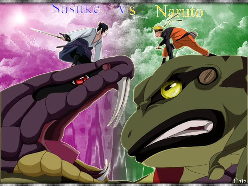 Summoning Jutsu!!!, giant, naruto, sasuke, toad, snake, HD wallpaper |  Peakpx