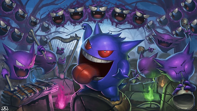 Anime, Pokémon, Gastly (Pokémon), Haunter (Pokémon), Gengar (Pokémon ...