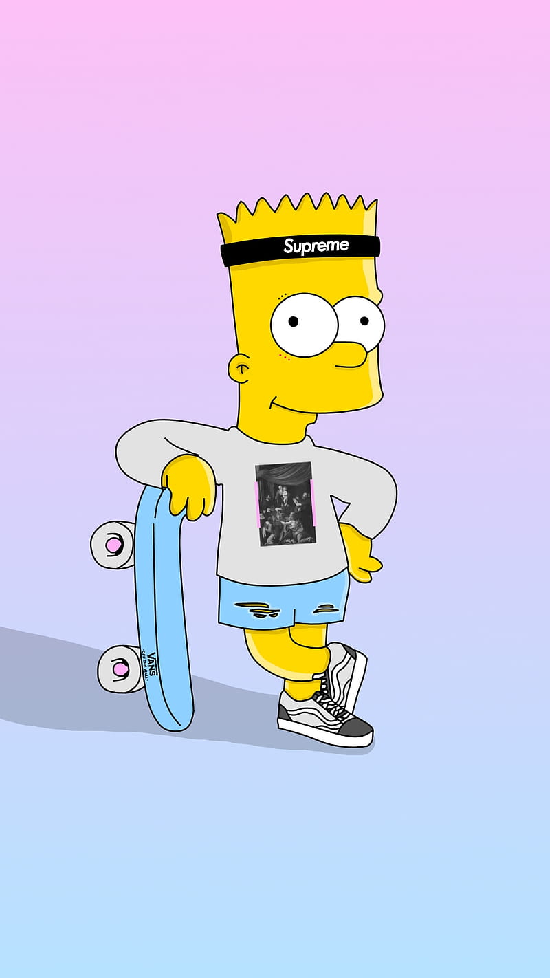 Hypebeast Bart, hypebeast, bart, bart simpson, the simpsons, supreme, vans,  skate, HD phone wallpaper | Peakpx