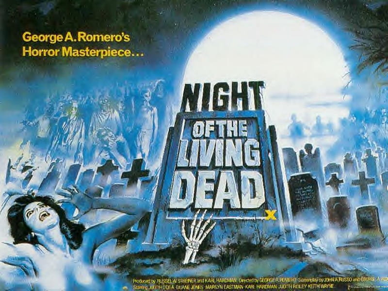 Night Of The Living Dead, dead, horror, movie, zombie, HD wallpaper