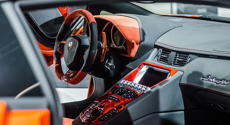 HD lamborghini aventador interior wallpapers | Peakpx