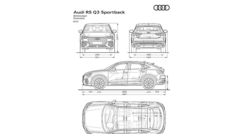 2020 Audi RS Q3 Sportback - Dimensions, car, HD wallpaper | Peakpx