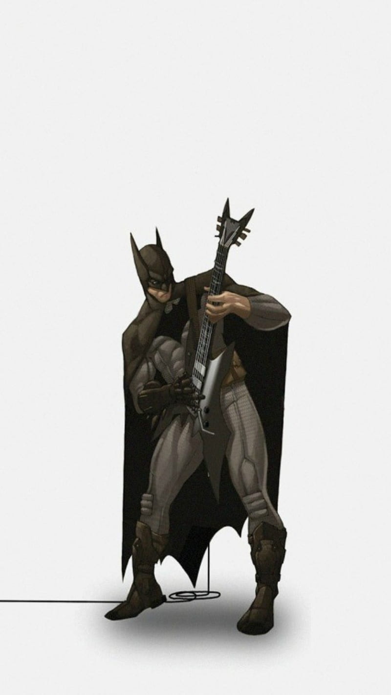 Batman with Guitar, animation, HD phone wallpaper | Peakpx