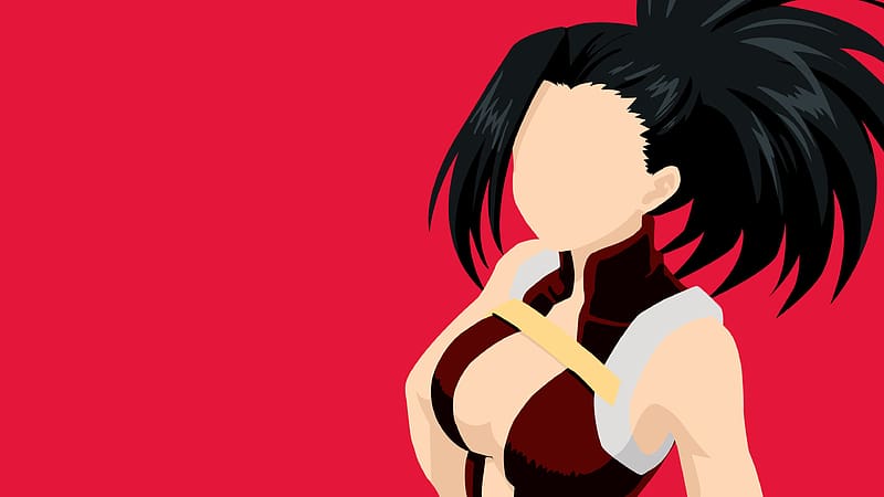 Anime, Minimalist, My Hero Academia, Momo Yaoyorozu, HD wallpaper