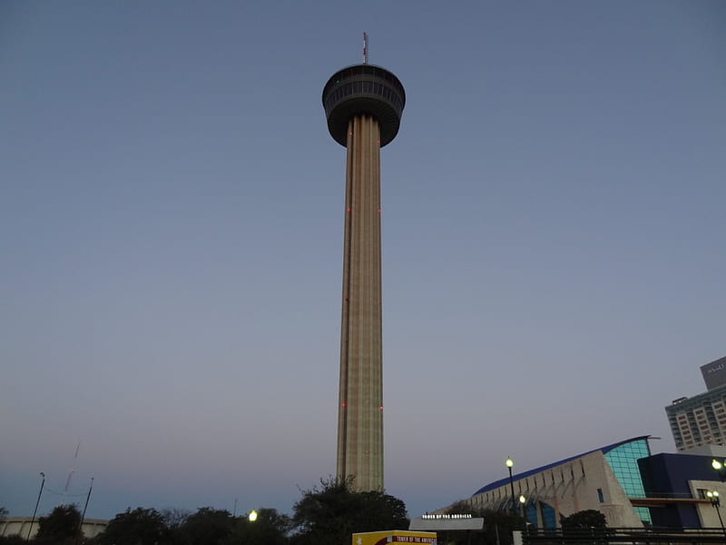 The Tower of the Americas, towers, sa, tower, modern architecture, HD wallpaper